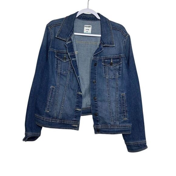Old Navy Jackets & Blazers - Old Navy Classic Denim Jacket Women's XL Blue Medium Wash Jean Trucker Casual